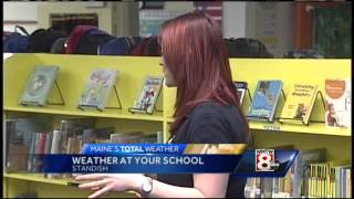 WMTW News 8s Mallory Brooke visits students in Standish [upl. by Moria]