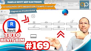 Légende de REVIT  Astuces REVIT MEP électrique  Familles  Tuto GRATUIT n°169 [upl. by Neiv]