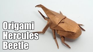 Origami Hercules Beetle Jo Nakashima [upl. by Heringer]