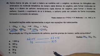 Prova SENAI cge 2166 2019 exercício 48 química [upl. by Fannie353]