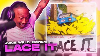 TRASH or PASS Juice WRLD Eminem amp benny blanco  Lace It  REACTION [upl. by Samuelson]