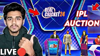 Real Cricket 24 Auction Live  Real Cricket 24 RCPL Auction [upl. by Caprice225]