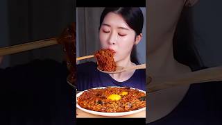 Black Bean Noodles yt food foodie Foodlover ytshorts ytshort asmreating asmr eatingvideos [upl. by Volnay]