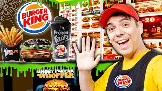 MAX OPENS SPOOKY BURGER KING RESTAURANT FOR HALLOWEEN  I BUILD MY SCARY STORE AT HOME BY SWEEDEE [upl. by Nasaj]