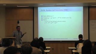 01 Daniele Micciancio on quotLattice Cryptography Introduction and Open Questionsquot [upl. by Oicneconi]