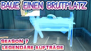 Baue einen Brutplatz aus Holz 🥚🛸 Fortnite ORTE Auftrag Woche 7 Herausforderung Brut Platz Deutsch [upl. by Yor]