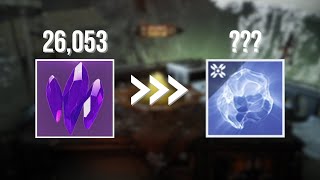 Spending 26053 Shards On Phantasmal Fragments  Destiny 2 [upl. by Adnir]