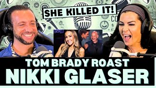 QUEEN OF THE ROAST First Time Reacting To Tom Brady Roast With Nikki Glaser [upl. by Karlis]