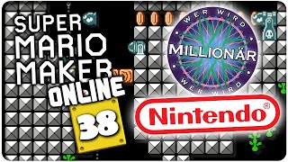 SUPER MARIO MAKER ONLINE Part 38 Nintendo Quiz amp Lustige Fails [upl. by Ceevah840]