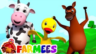 If you’re happy and you know it  nursery rhymes  kids songs by Farmees [upl. by Purity301]