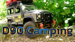 Defender D90 Camping Trip Fresh View [upl. by Medarda]