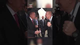 Erdoğan ve Aliyev Arasında Güldüren Diyalog Bizim Oralar Yanıyor shorts [upl. by Annaiek]