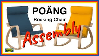 IKEA Poang Rocking Chair Assembly [upl. by Hafeenah838]