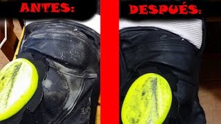 TUTORIAL REPARAR ROZADURAS DE EN EL CUERO  TINTE PARA CUERO [upl. by Aiekal804]