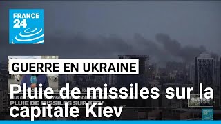 Ukraine  pluie de missiles sur la capitale Kiev • FRANCE 24 [upl. by Blau487]