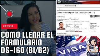 🔴COMO LLENAR FORMULARIO DS160🔴 2023 🔴 B1B2 VISA AMERICANA  USA  BIEN EXPLICADO NIÑOS O ADULTOS [upl. by Tiny]