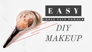 EASY DIY Face Powder with antioxidants [upl. by Etteuqal761]