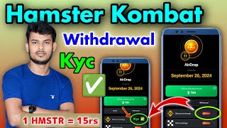 Hamster Kombat Withdrawal KYC Complete Kaise Kare  Hamster Kombat Withdrawal Process [upl. by Ahsert]