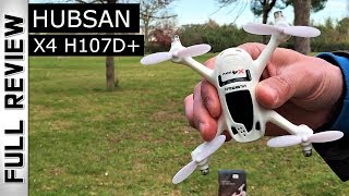 HUBSAN X4 H107D plus Review – An all in one best buy FPV drone [upl. by Keldon]