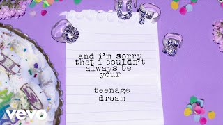 Olivia Rodrigo  teenage dream Official Lyric Video [upl. by Azarria773]