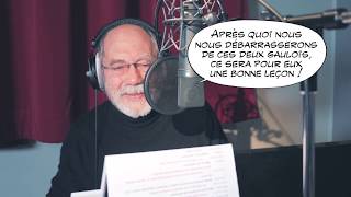 Astérix la BD audio  En studio avec Féodor Atkine Emmanuel Curtil et Benjamin Bollen │Making of [upl. by Acimehs]