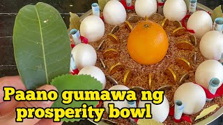 PAMPASWERTE SA TAONG 2024 Paano gumawa ng Prosperity Bowl [upl. by Esiahc]