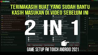 2 game setup fm touch 2021 [upl. by Adyam]