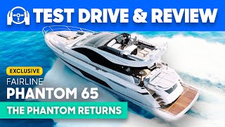 Fairline Phantom 65 Yacht Test Drive Tour amp Review  YachtBuyer [upl. by Akihsar]