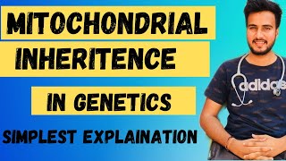 Mitochondrial inheritanceMaternal inheritance in Hindi Non Mendelian mode of inheritance [upl. by Akcimat]