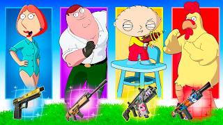 The RANDOM FAMILY GUY BOSS Challenge in Fortnite [upl. by Aitercul851]