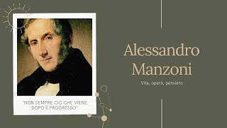 Alessandro Manzoni  Videolezione riassunto [upl. by Aihsei]