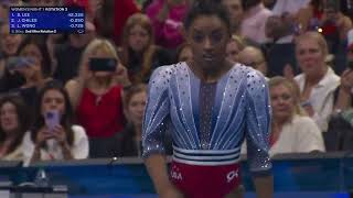 Simone Biles stuns on floor night 1  US Olympic Gymnastics Trials [upl. by Ara]