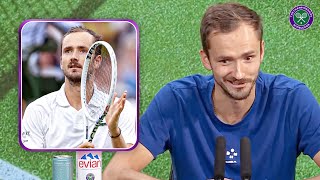 quotWhy tennis drives us crazyquot  Daniil Medvedev  QF Postmatch Press Conference  Wimbledon 2024 [upl. by Stillas]