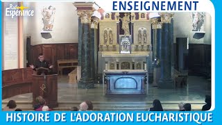 Histoire de ladoration eucharistique Tristan Rivière  Congrès Adoratio 2021  ND du Laus [upl. by Hteik]