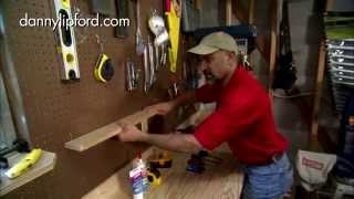 How to Hang a Shelf on Pegboard [upl. by Earlie]