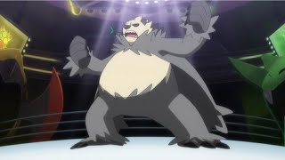 Pancham and Pangoro Pokemon all Attacks pokemon pancham pangora allattack [upl. by Woodring616]