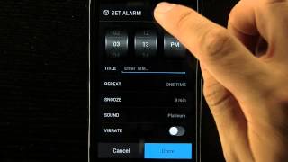 Alarm Clock Android App Demo  DailyAppShow [upl. by Ynehteb]