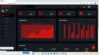 Get Free Responsive Admin Dashboard Template with Toggle Sidebar in Angular 15 [upl. by Conover792]