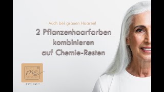 Umstyling mit 72 🙏 Pflanzenhaarfarbe → 2 Farbtöne kombinieren  blond amp tizian LOVE IT ♥♥♥ [upl. by Orimar]