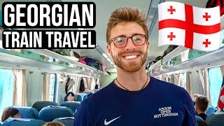 TBILISI to MESTIA GEORGIAN TRAIN TRAVEL 🇬🇪 [upl. by Kerrill]