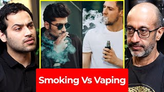 What Vaping Does To Your Brain  Smoking Vs Vaping  Explained By Neurosurgeon  Raj Shamani Clips [upl. by Llenrad127]