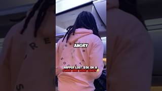 Rapper Lost 5000 on a Plane And Went CRAZY😳 [upl. by Thunell]