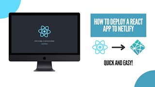 How to Deploy a React App to Netlify  Quick amp Easy [upl. by Kristos]