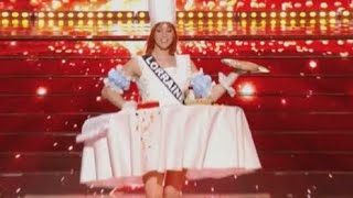 Miss France 2024  Miss Loraine devient la risée avec sa robe table à manger [upl. by Atteloj]