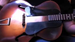 Orpheum Style 2 Archtop Tenor Guitar Demo [upl. by Assetnoc]