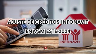 Nuevo Ajuste para Créditos INFONAVIT en VSM 2024  Infonavit  Responsabilidad Compartida [upl. by Htebazile217]