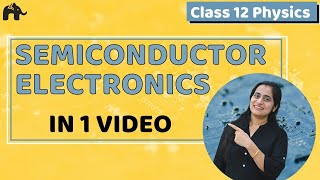 Semiconductor Class 12 in One Shot  Class 12 Physics  Class 12 BOARDJEENEET [upl. by Notnyw]