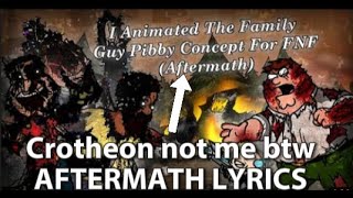 FNF aftermath darkness takeover Lyrics Credits to Crotheon [upl. by Ode907]