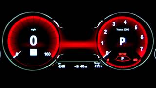 BMW Instrument Cluster Display  Driving Modes [upl. by Icken809]