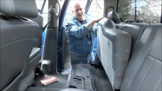 Dodge Ram Crew Cab Rear Seat Stuck And How To fix it [upl. by Nottirb805]